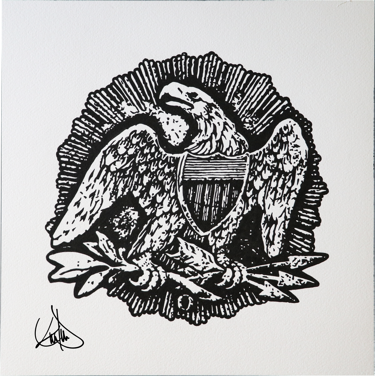 Arrows & Rays Limited Edition Hand Signed Print